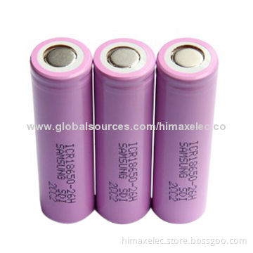 Shenzhen facotry rechargeable battery 18650 3.7V 2600mah li-ion battery